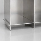 Tessera Brushed Steel Display Shelf