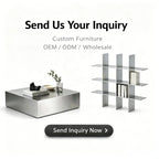 Axis Brushed Steel Side Table