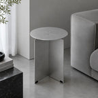Axis Brushed Steel Side Table
