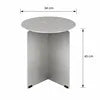 Axis Brushed Steel Side Table
